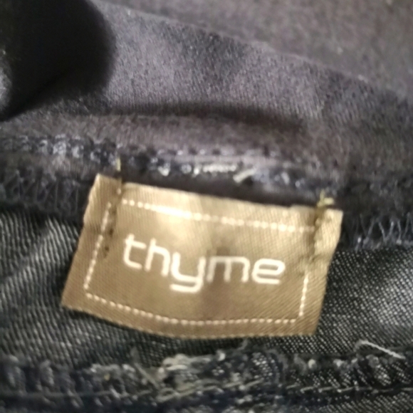 Thyme Maternity crop pants| lightweight jeans. Size XS. - Picture 3 of 4